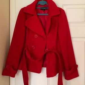 Red Winter Coat